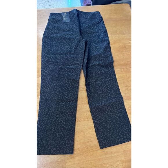 JM Collection Womens Bandleader Pull-On Pants Deep Black Size M Short NWT P1-227 - Picture 10 of 11